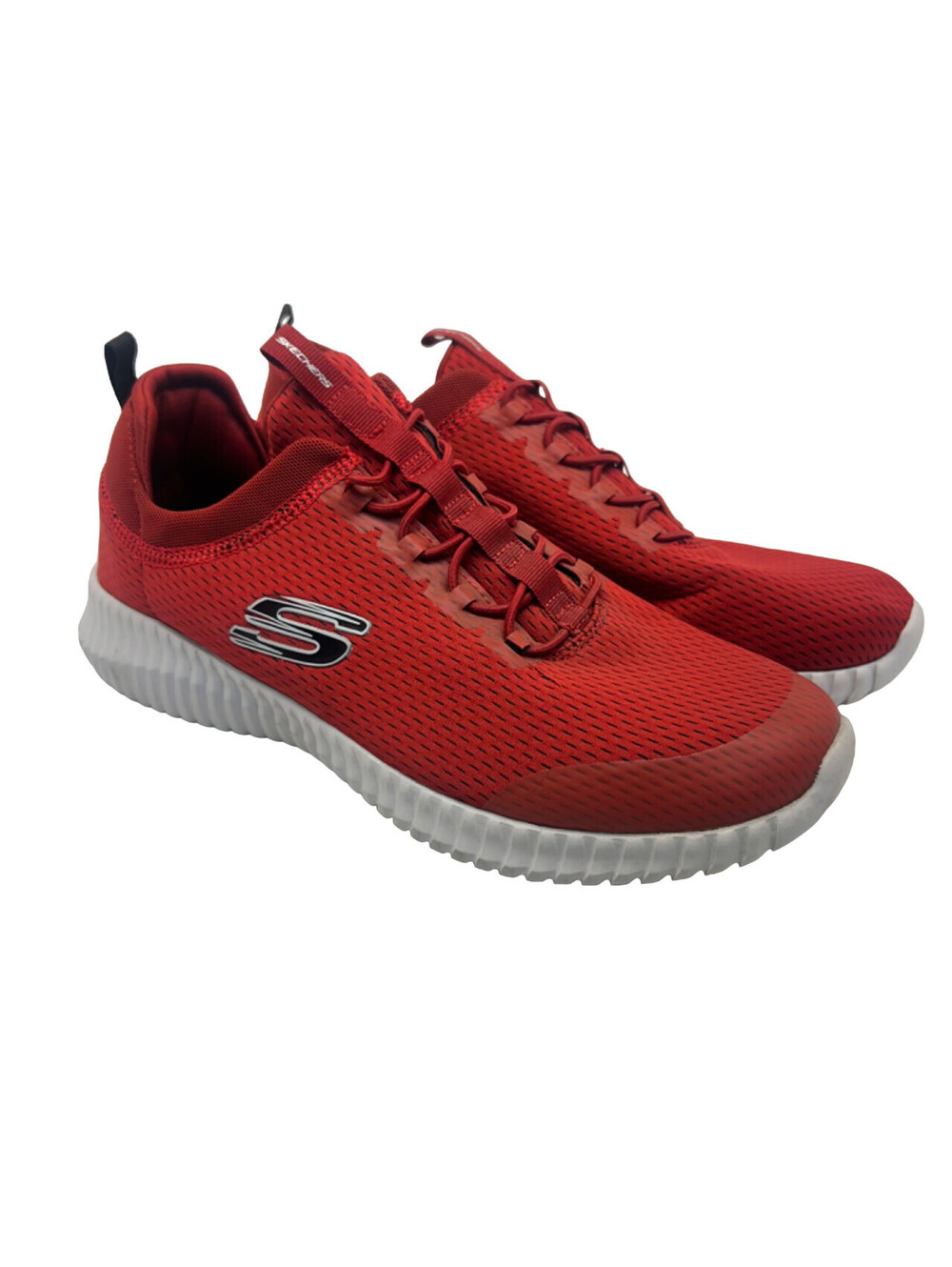 Skechers Men's Elite Flex Belburn Casual Sneakers 52529 Red/White Size 9M